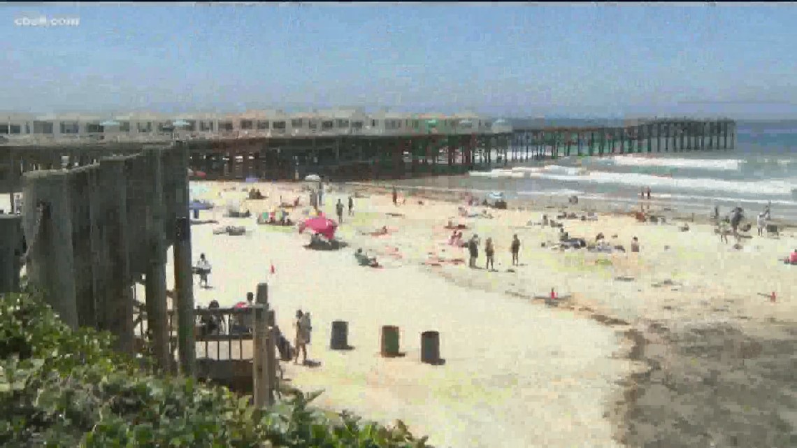 Big Crowds At San Diego Beaches For Fourth Of July 5853