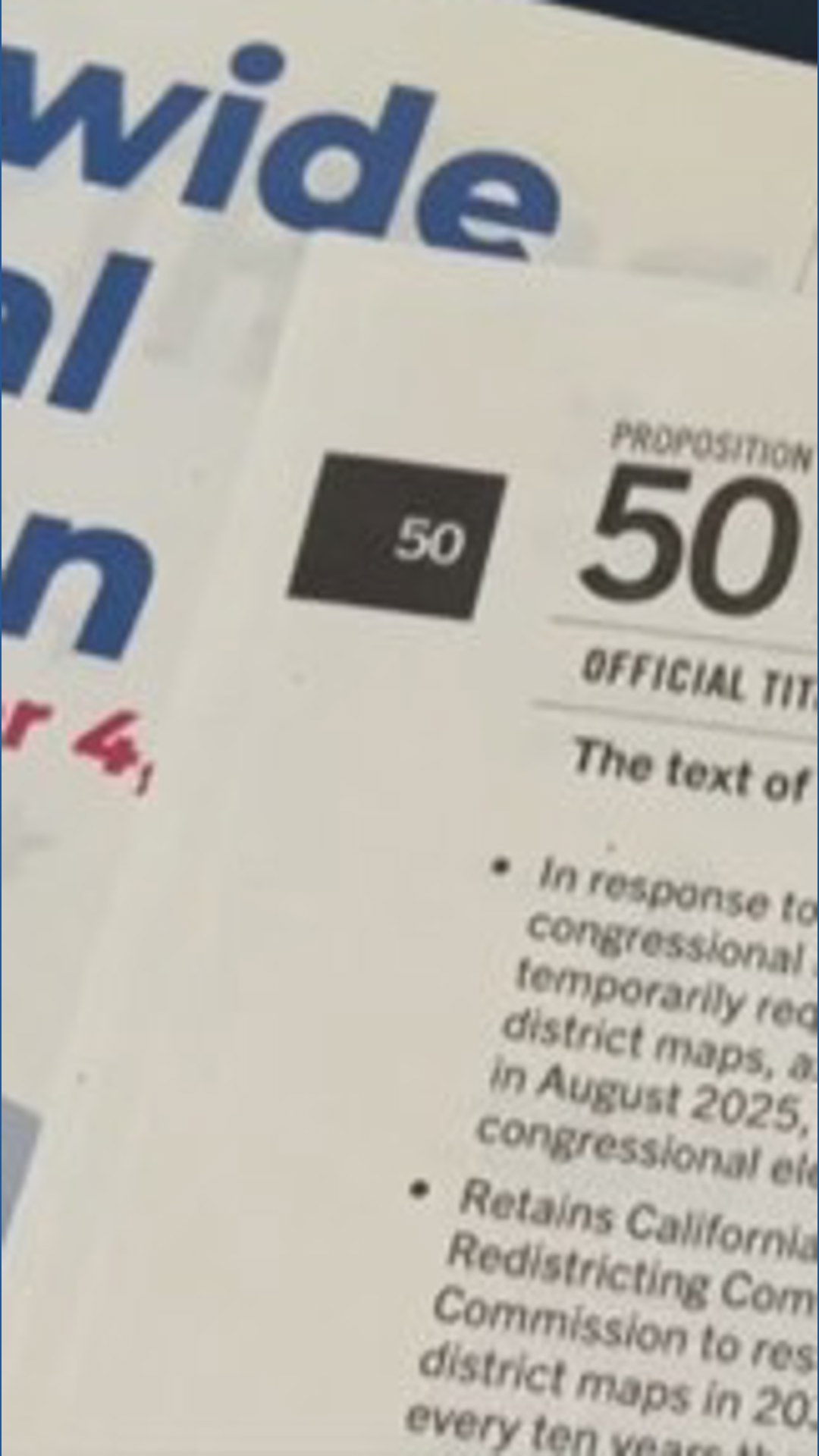Prop 48 Future of California's Prop 50 remains unclear, as three-day hearing ...