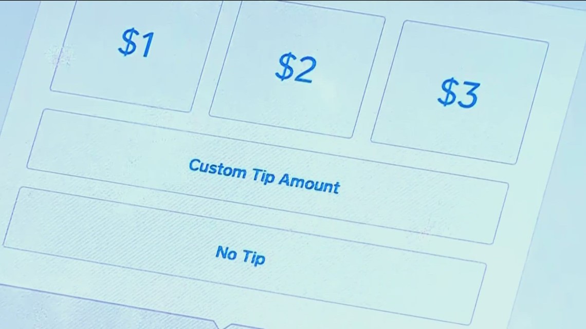 Tipping at self-checkout machines becoming more prevalent