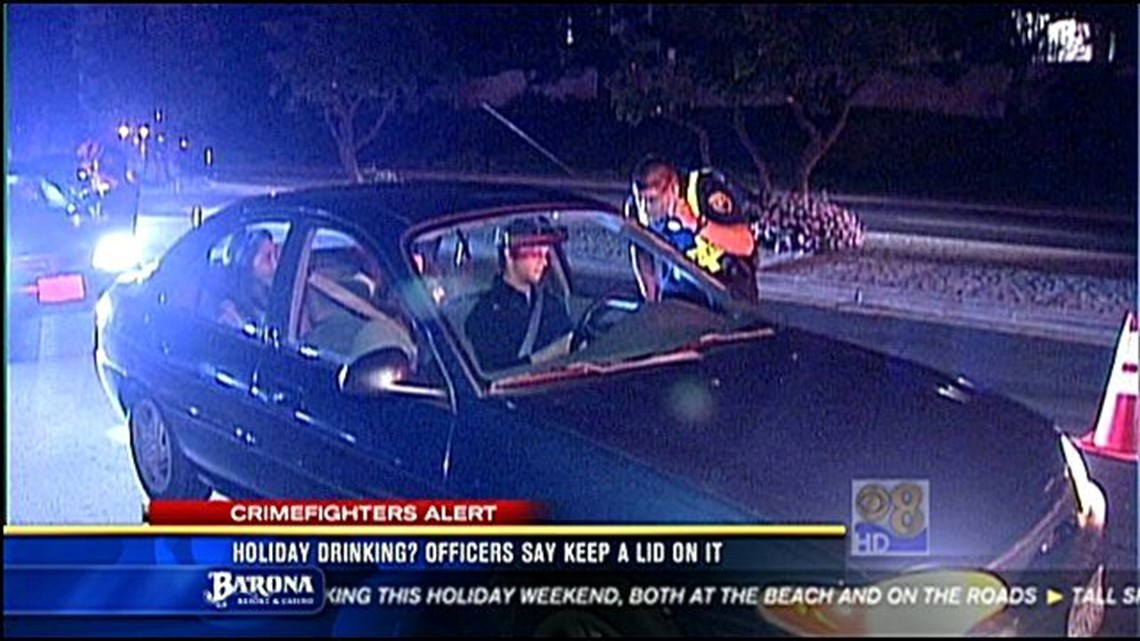 DUI checkpoints set up throughout county this holiday weekend