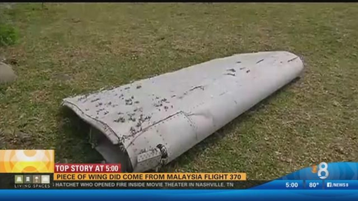 French investigators confirm wing part is from Flight 370 cbs8