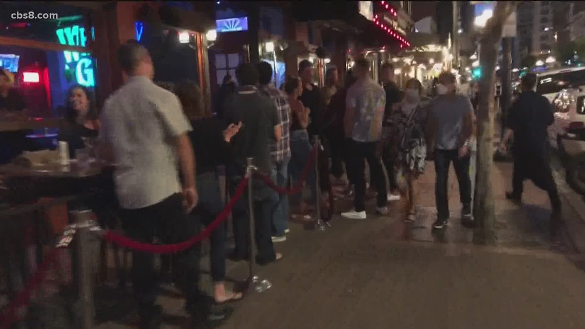 San Diego bar crowds raise new concerns of virus spread | cbs8.com