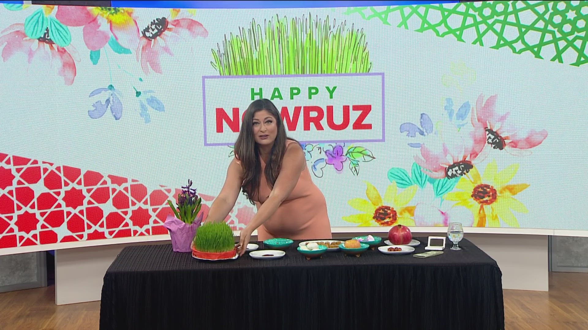 CBS 8's Neda Iranpour explains how Persians celebrate Nowruz also known as the New Year. The celebration involves gathering around a table known as a Haftseen.