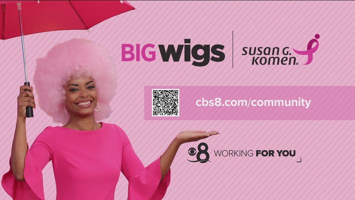 Big Wig | Karlene goes pink to fight breast cancer | cbs8.com