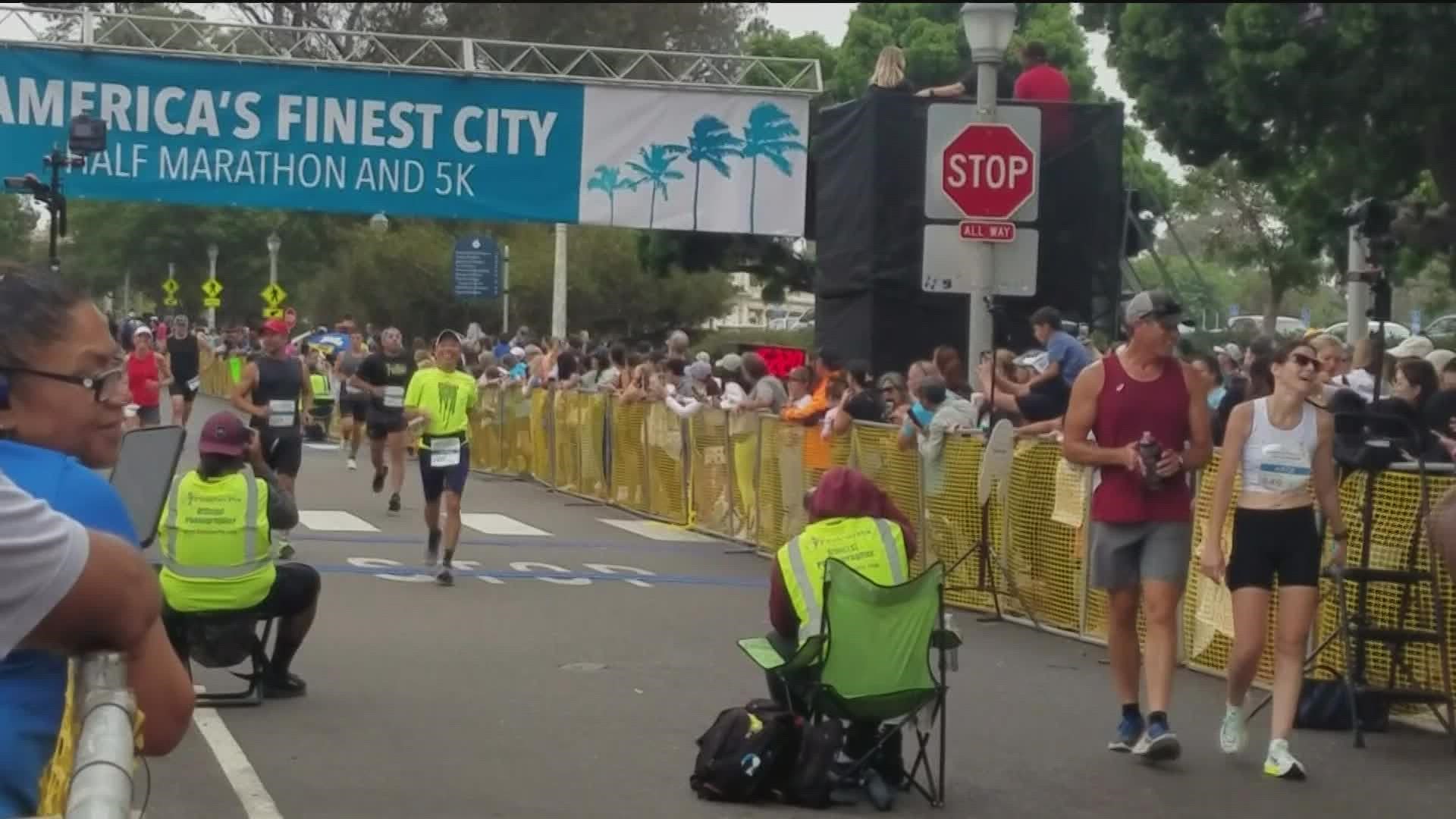 The 7th annual America’s Finest City Half-Marathon and 5K kicked off early Sunday morning.