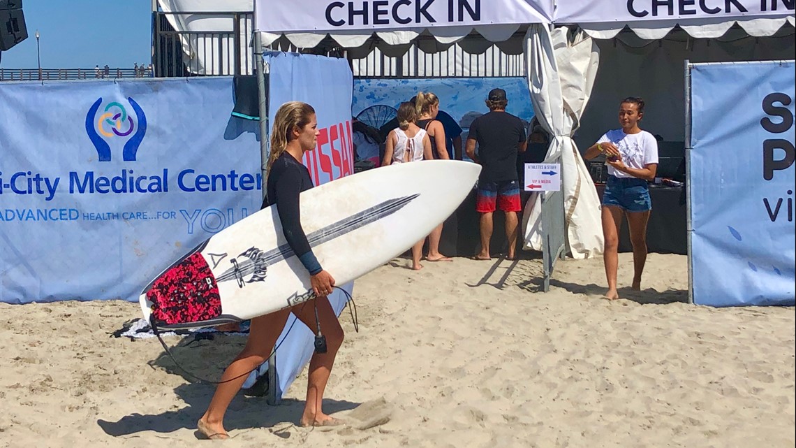 Oceanside again hosts Super Girl Surf Pro