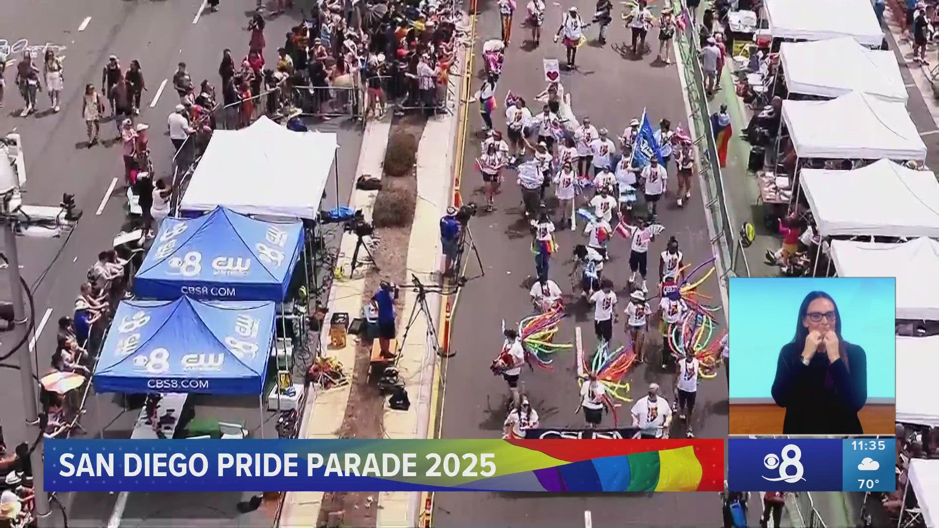 CBS 8 and Kaiser Permanente are proud sponsors of the San Diego Pride Parade 2025. CBS 8 televised the parade, held Saturday, July 19, in its entirety. (Part 3)