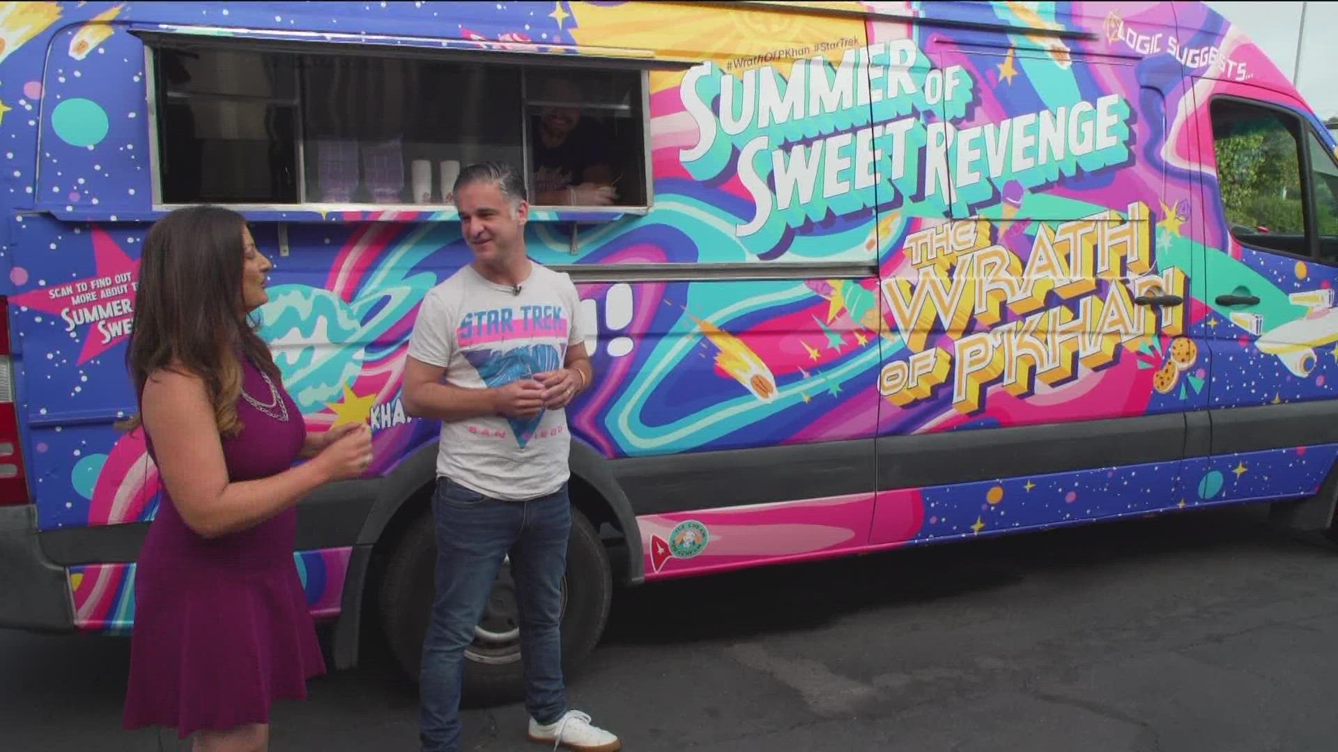 Sam Ades joined the show to show off the ice cream truck and talk about where you can get free treats this weekend.
