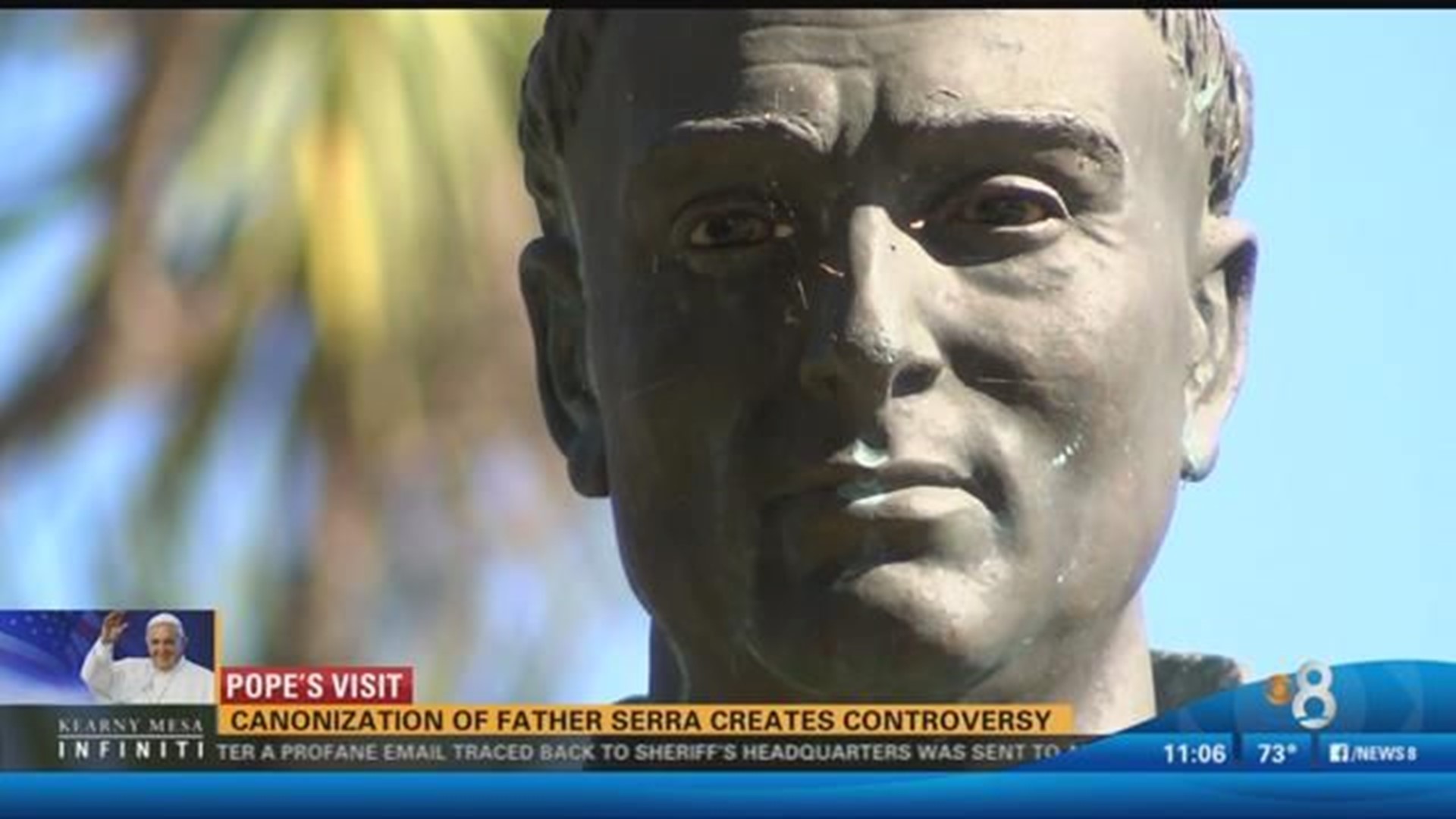 Canonization of Father Serra creates controversy | cbs8.com