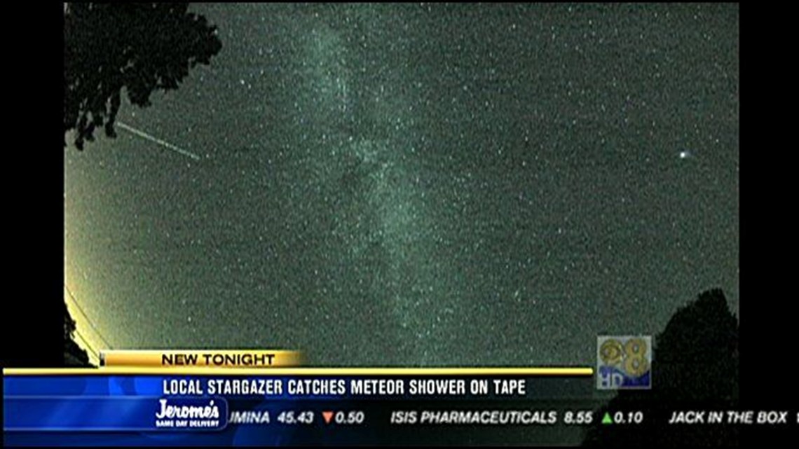San Diego stargazer catches meteor shower on tape