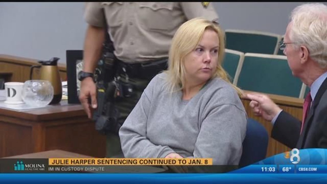 Julie Harper sentencing continued to January 8 | cbs8.com