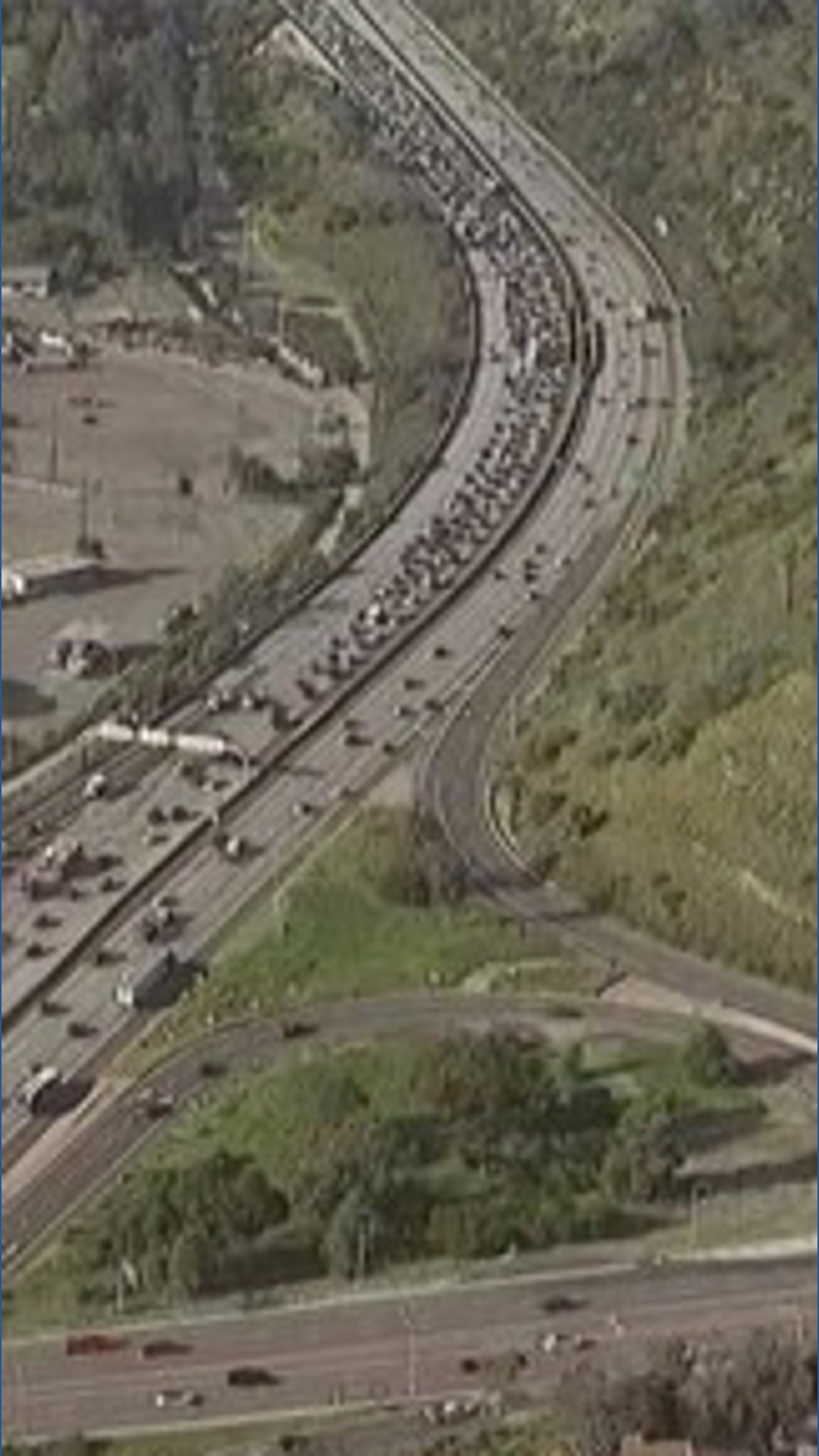 Overturned truck snarls traffic near Snapdragon Stadium in Mission ...