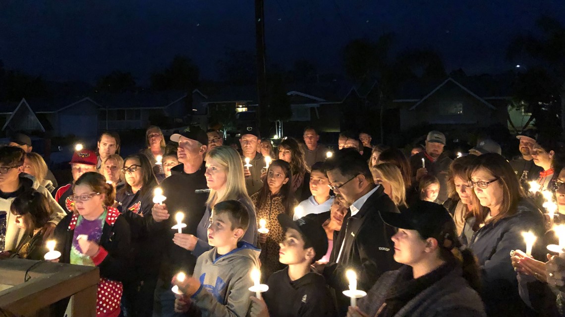Candlelight vigil for El Cajon boy