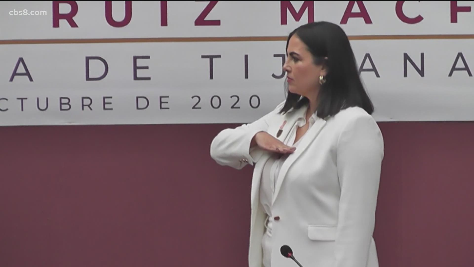 Karla Ruiz Macfarland, who's no stranger to politics, took office after the last mayor stepped down amid controversy and to run for governor of Baja California.