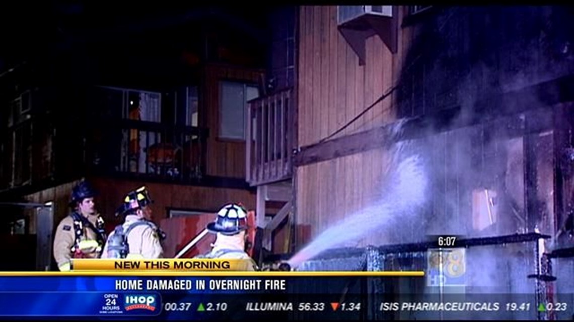 Pacific Beach home damaged in overnight fire | cbs8.com
