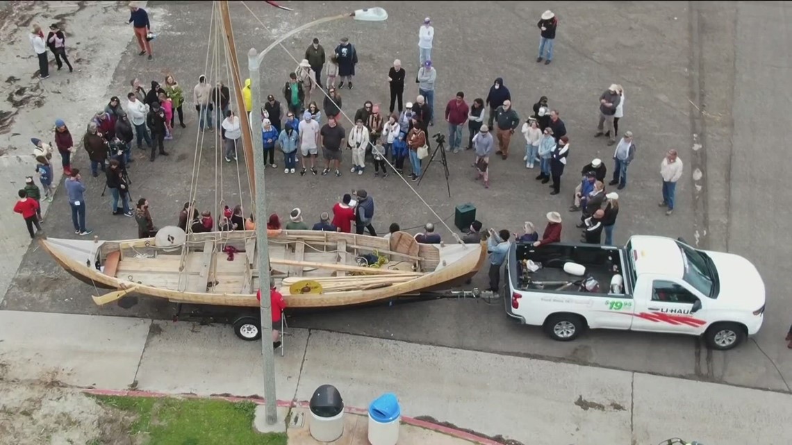 San Marcos man launches Viking ship in Mission Bay