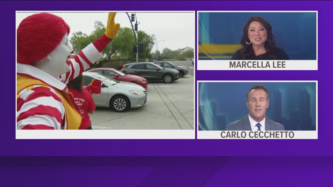 Red Shoe Day 2022 | CBS 8 and volunteers help support the Ronald McDonald House