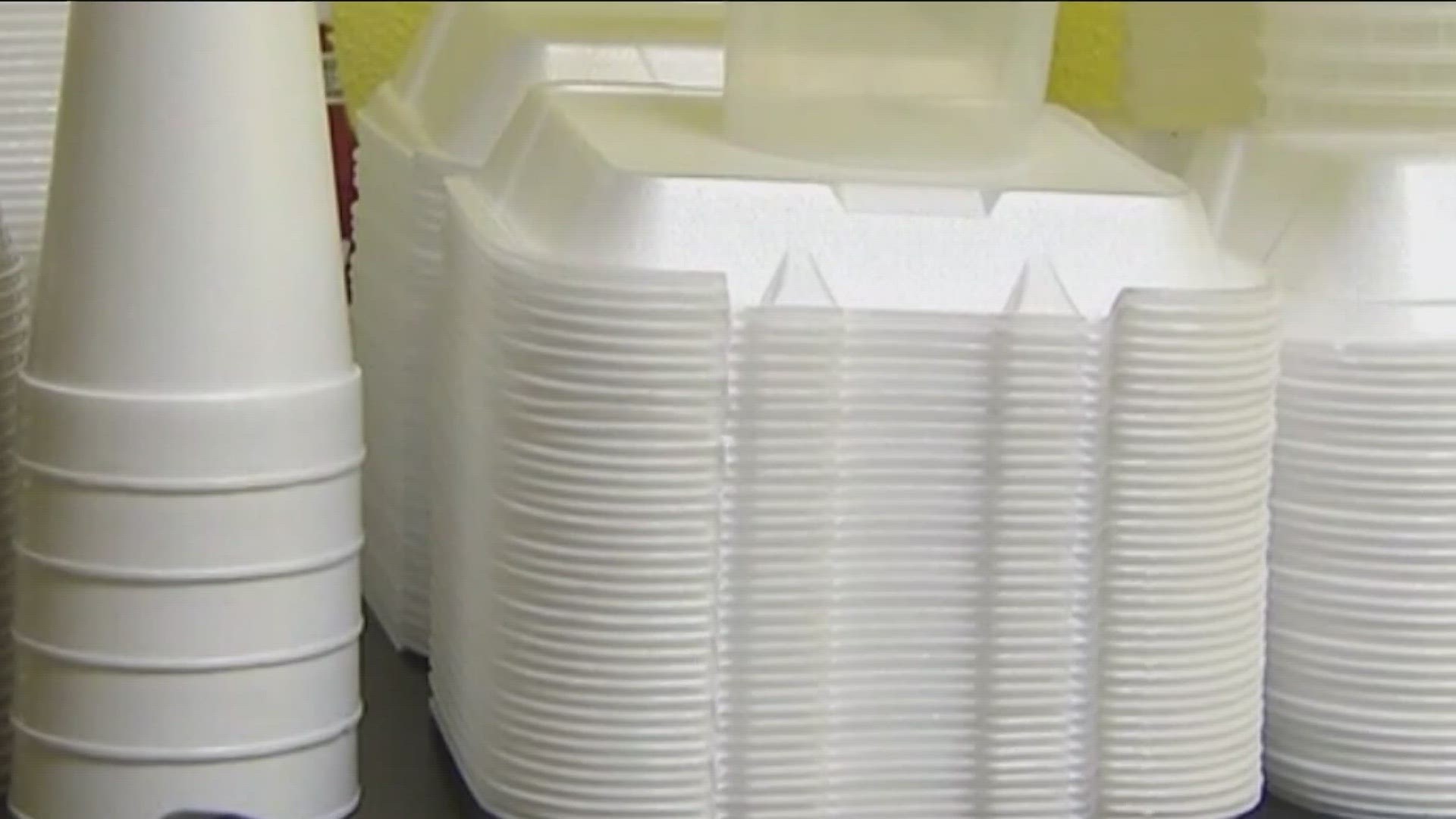 Styrofoam officially banned in San Diego