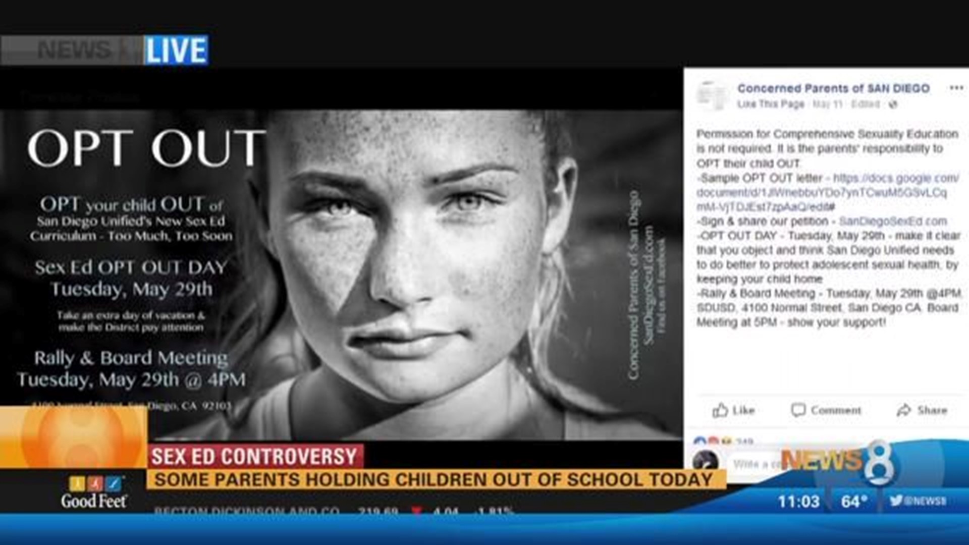 Sixth Grade Sex - Sex Education Controversy: Some San Diego parents holding children out of  school | cbs8.com