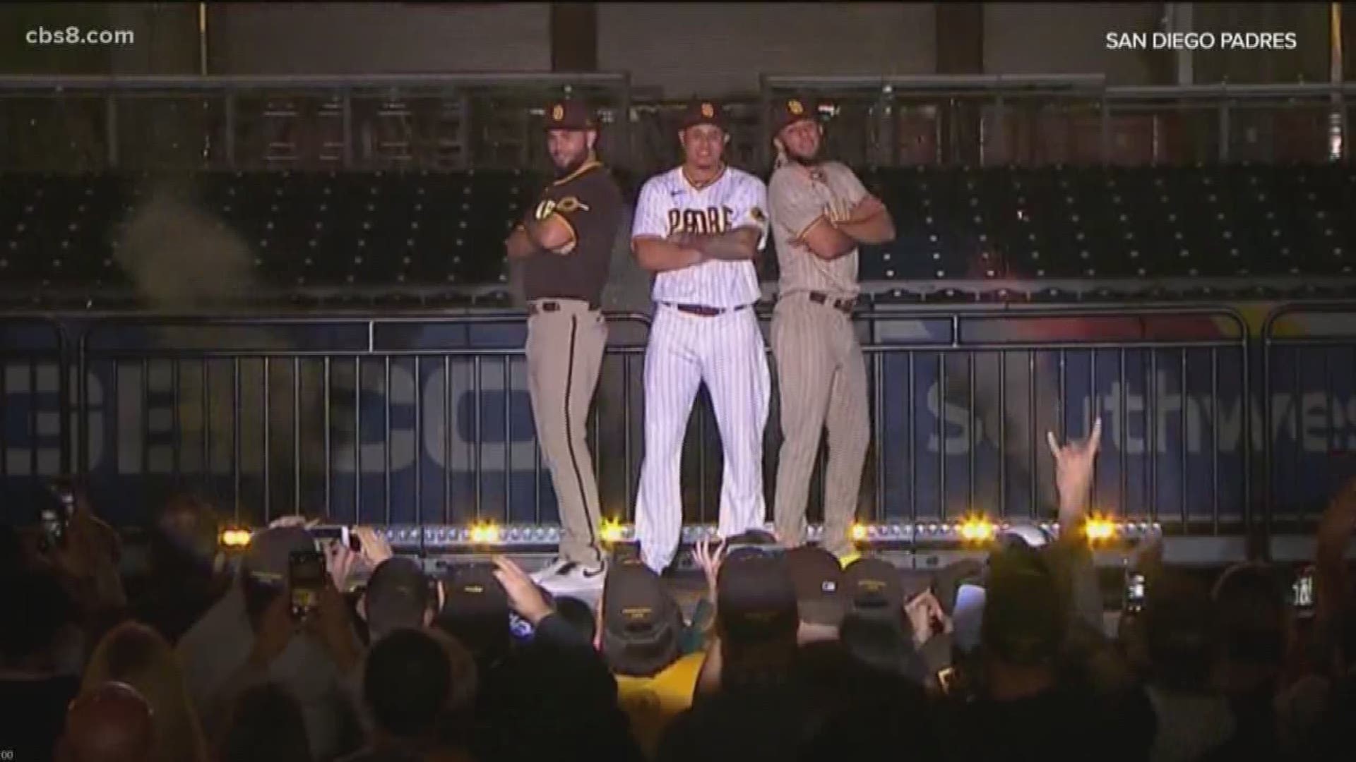 Padres unveil new brown uniforms