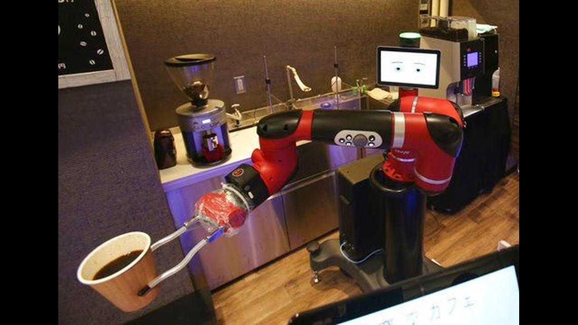 Robot makes coffee at new cafe in Japan's capital | cbs8.com
