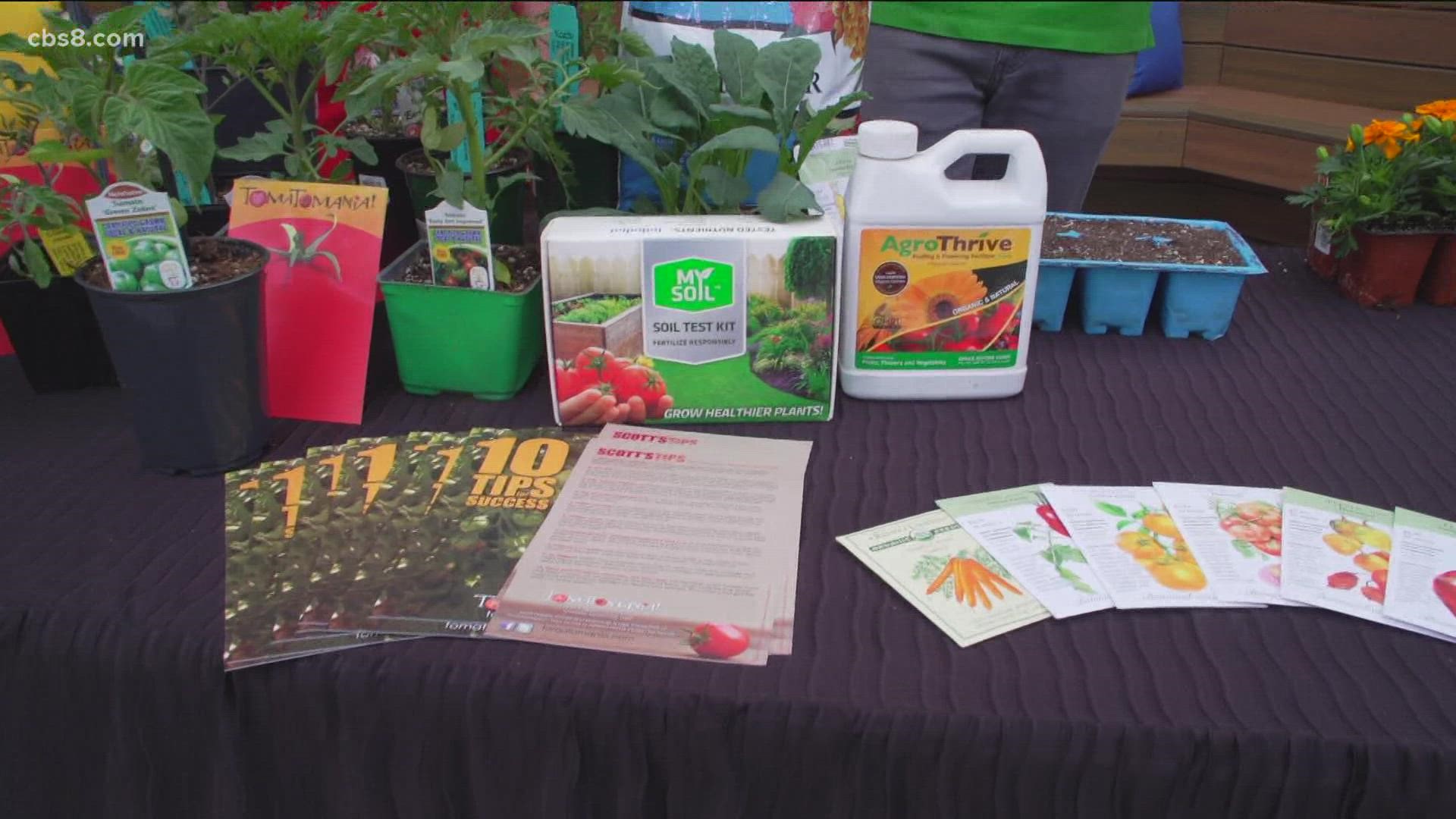 Tiger Palafox from Mission Hills Nursey helps us get ready for spring planting!