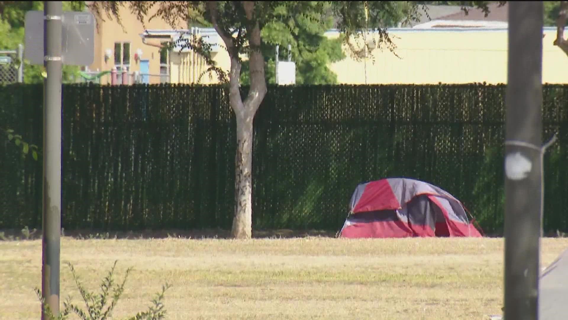 Council member John McCann told CBS 8 he will propose a ban on encampments within 500 feet of schools.