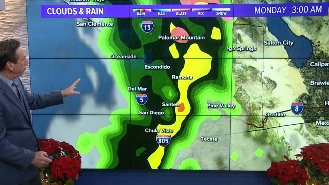 Storm will bring snow to mountains, rain to San Diego County | cbs8.com