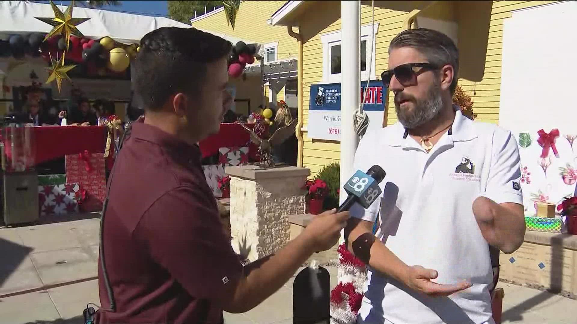 Sergeant Mike Spivey, a retired U.S. Marine, was injured by an IED blast that resulted in the 
amputation of his left arm while leading a foot patrol in Afghanistan.