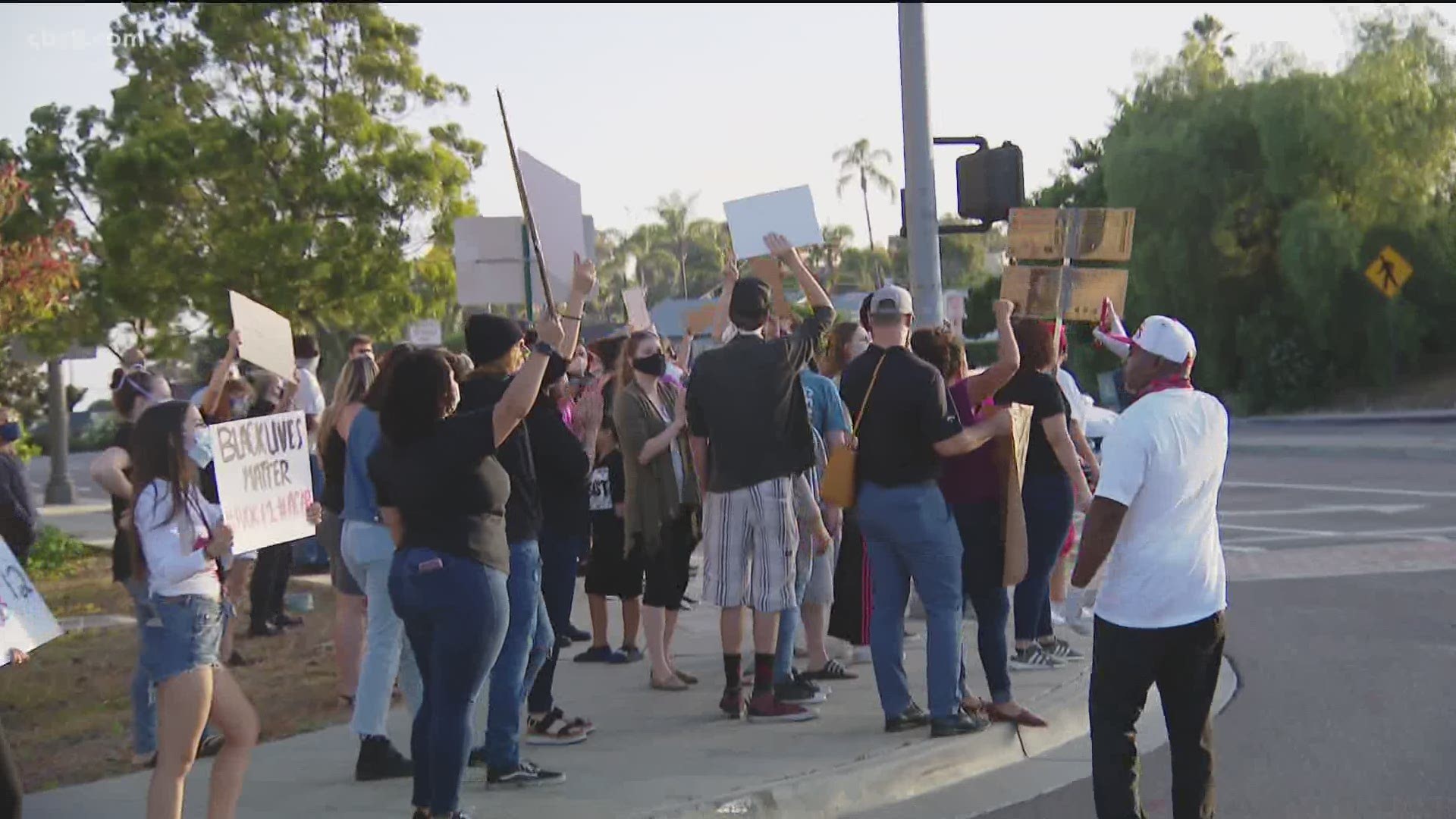 News 8 Richard Allyn has more on the San Diego protestors' perspective on the national level, as well as Gov. Newsom response.