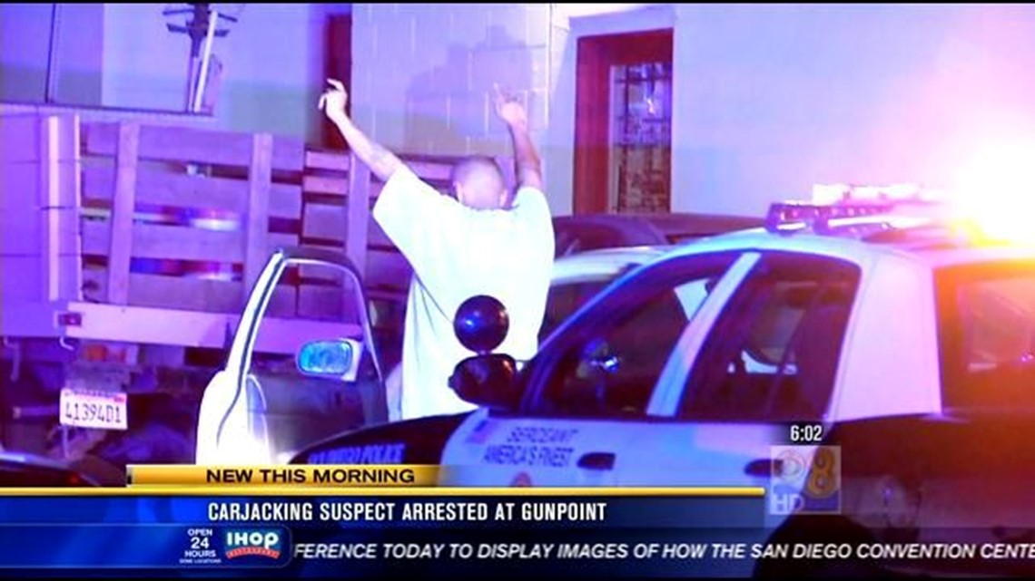 Carjacking Suspect Arrested At Gunpoint Cbs8