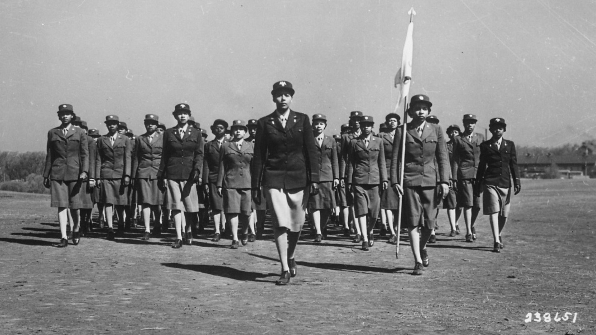 In 1945, the "Six Triple Eight" Central Postal Directory Battalion was the only all-female, all-black, Army battalion sent to World War II and Europe.