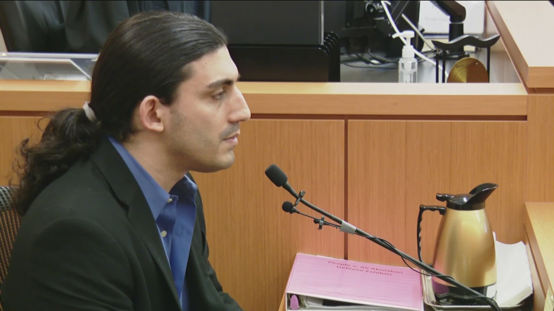 On his second day on the stand, the defense played a video message Ali Abulaban star sent to his wife Ana, demanding to know if she was cheating on him.
