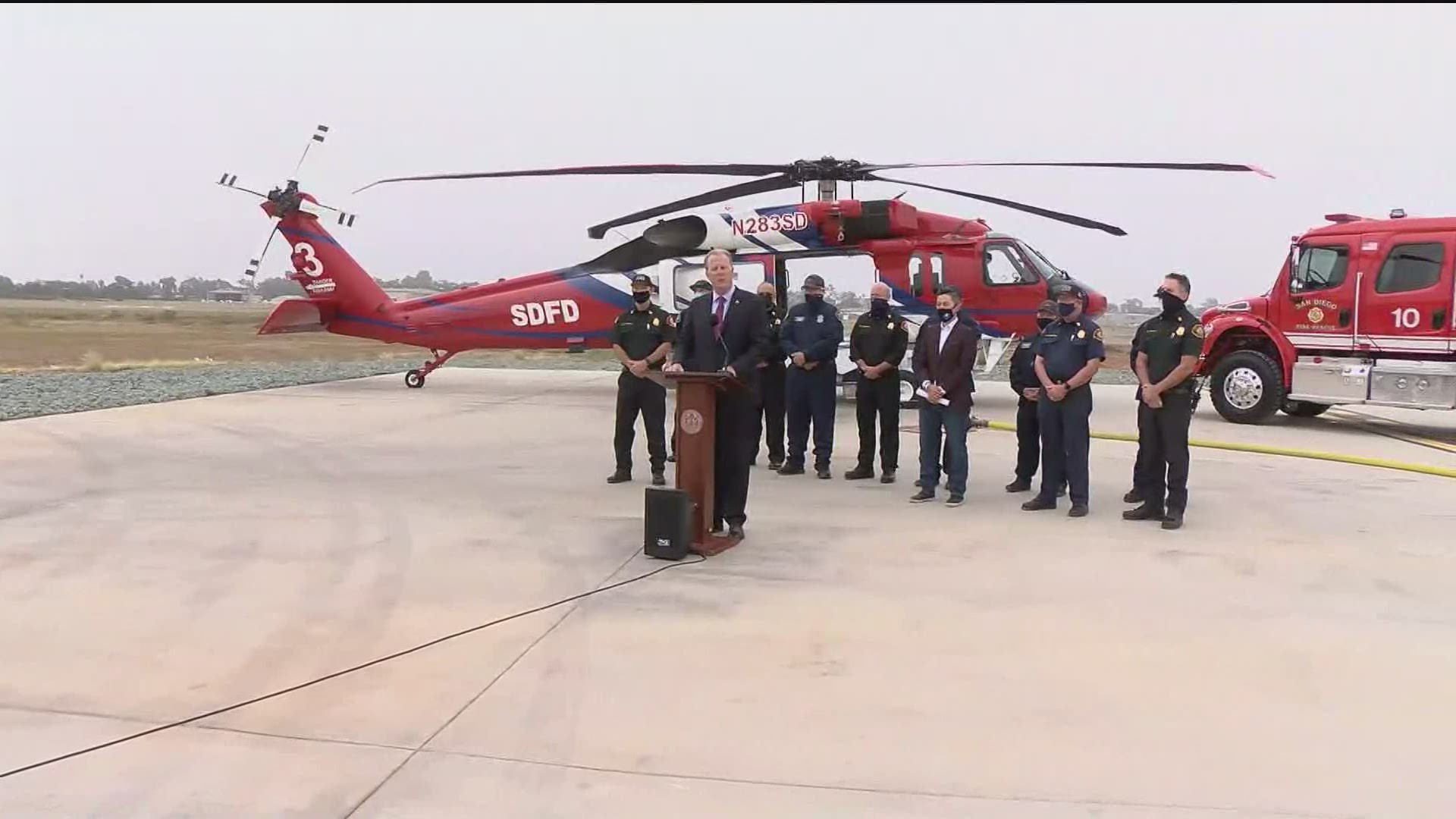 “Our residents can be confident that our firefighters have state-of-the-art equipment available to save lives and protect property," Mayor Faulconer said.