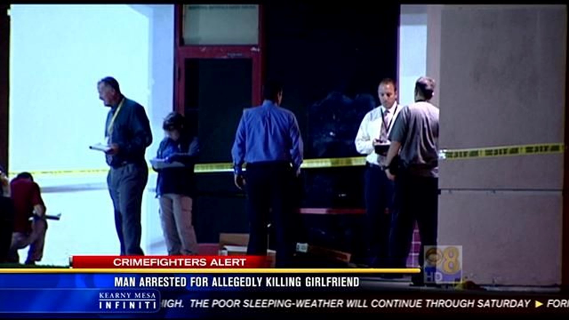 Man arrested in connection to fatal beating of girlfriend | cbs8.com