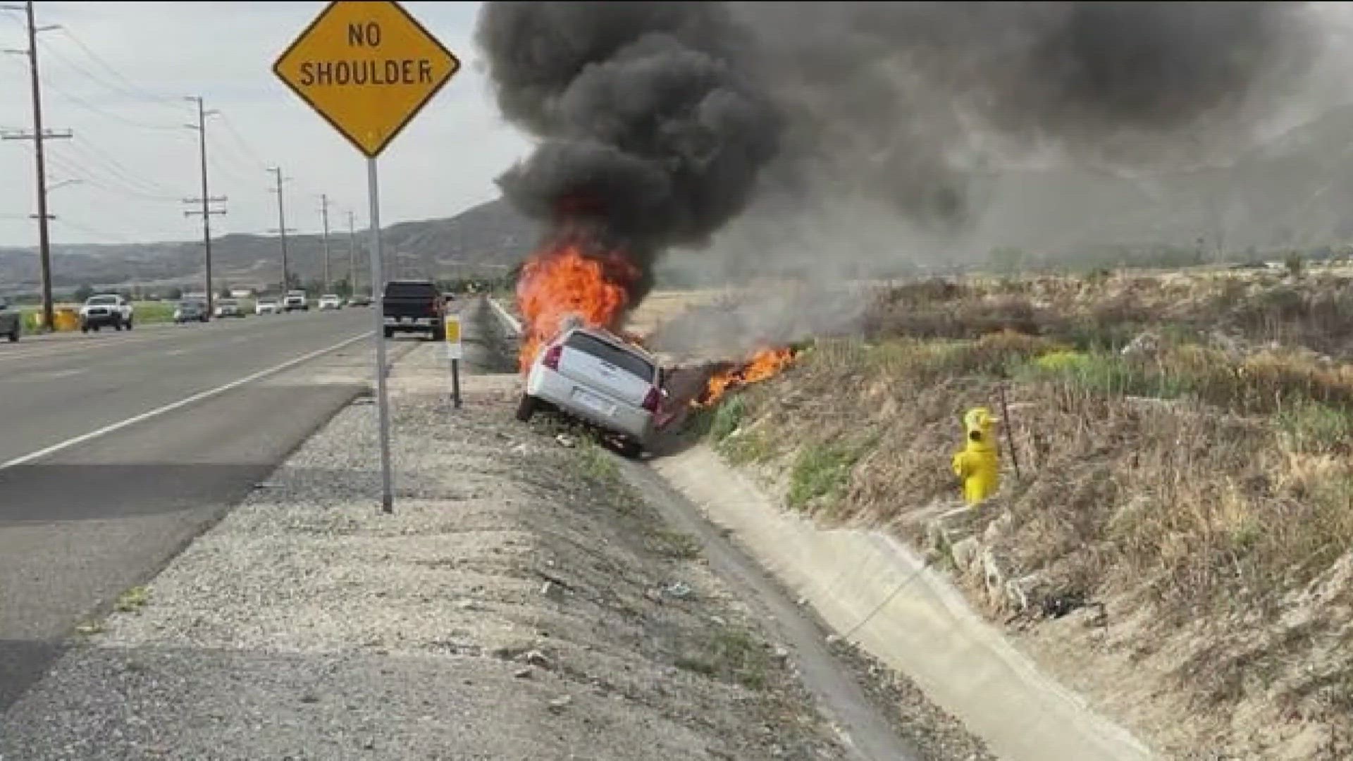 "He’s definitely a hero in our eyes," said Riverside County Sheriff's Sergeant Patrick Lynch.