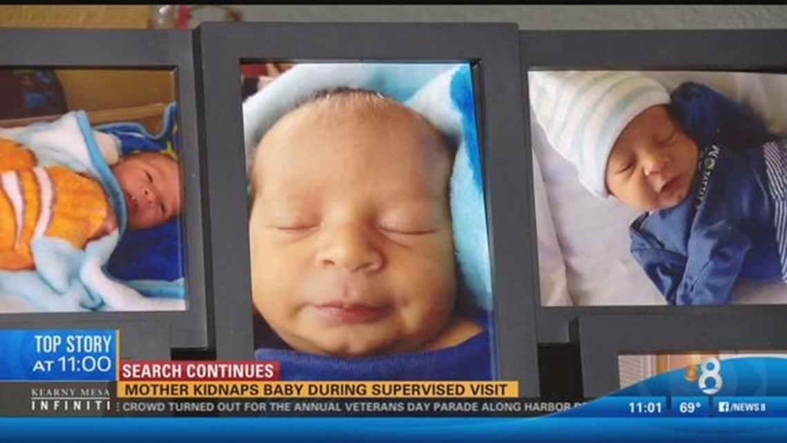 Abducted National City infant located safe in Mexico | cbs8.com