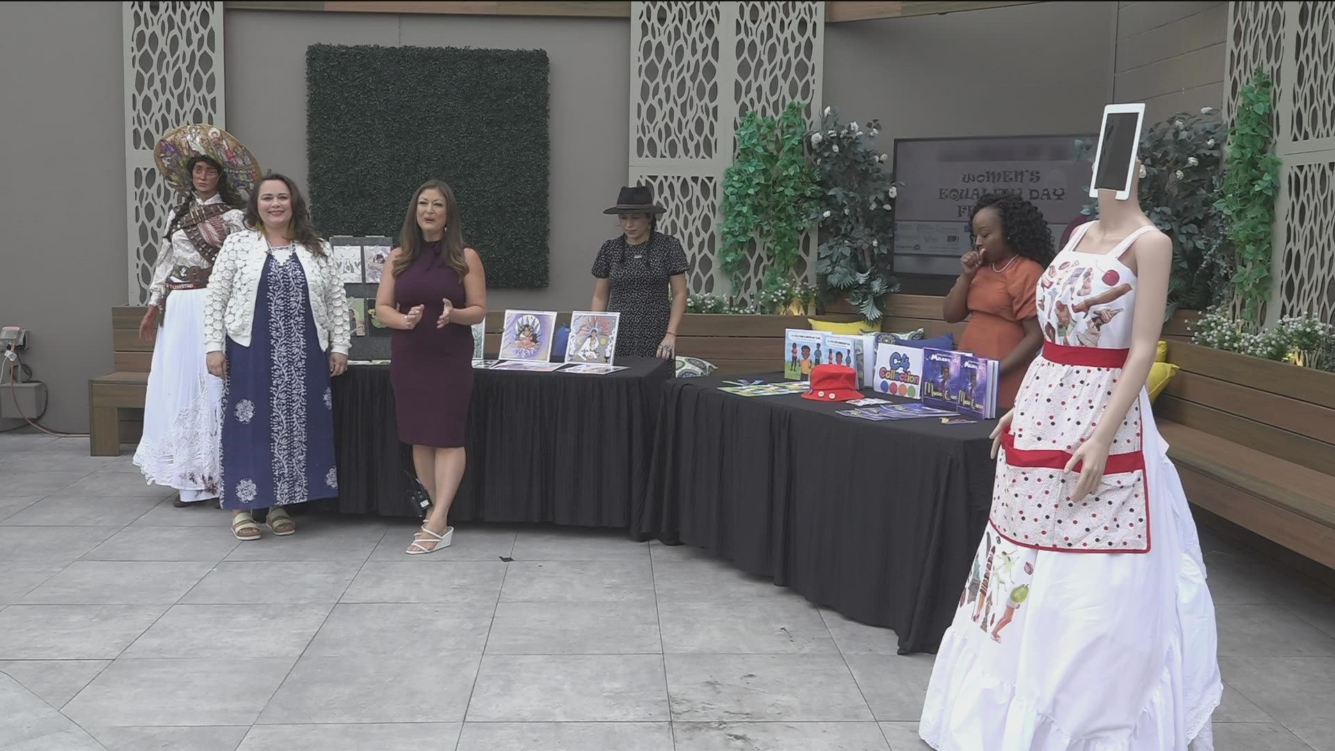 Katie Ruiz, Soni López-Chavez and Jennifer Morgan talked about the passing of the 19th Amendment and how they are celebrating.