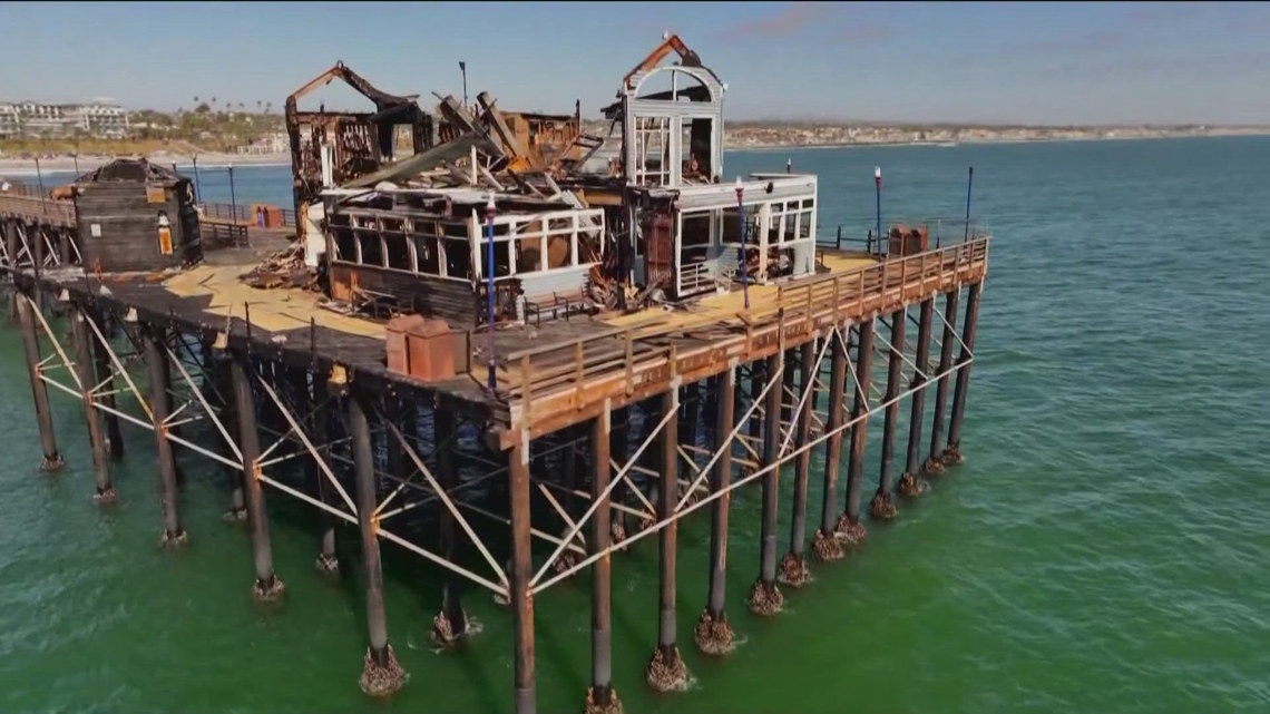 Oceanside Fire Continues To Monitor Pier | Cbs8.com