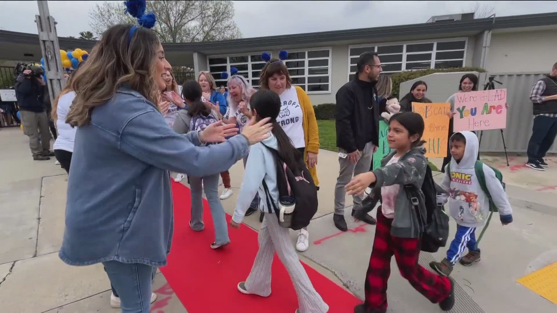 At Bancroft Elementary School, 32 classrooms were flooded in the January 22 storm. As a result, more than 400 students were relocated to a nearby school.