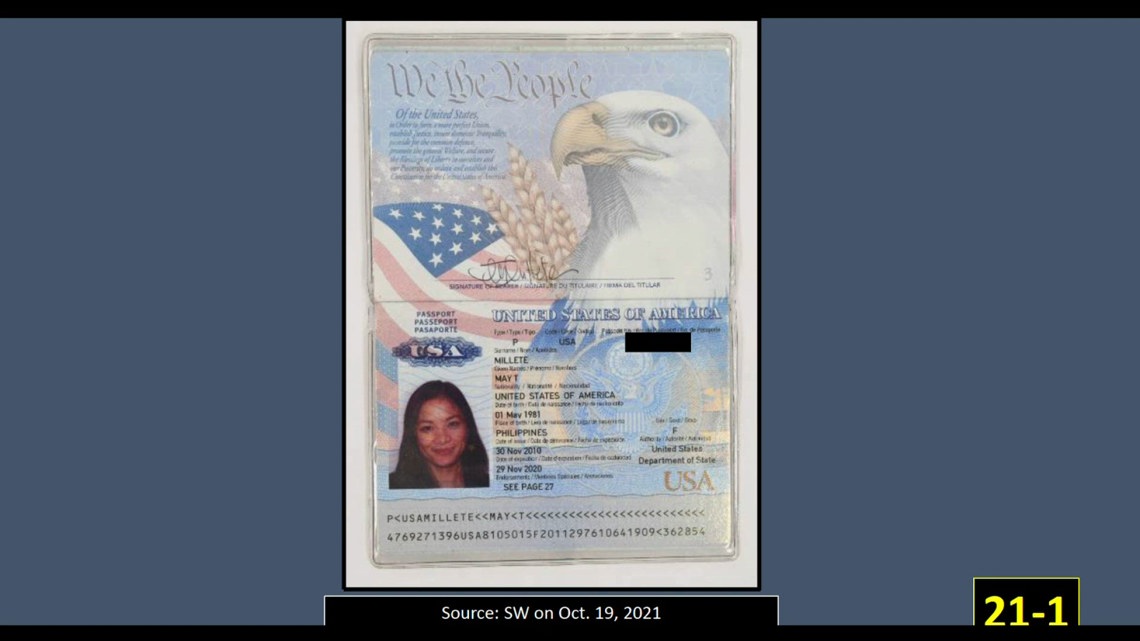 Border agent reveals passport clue in Millete murder case