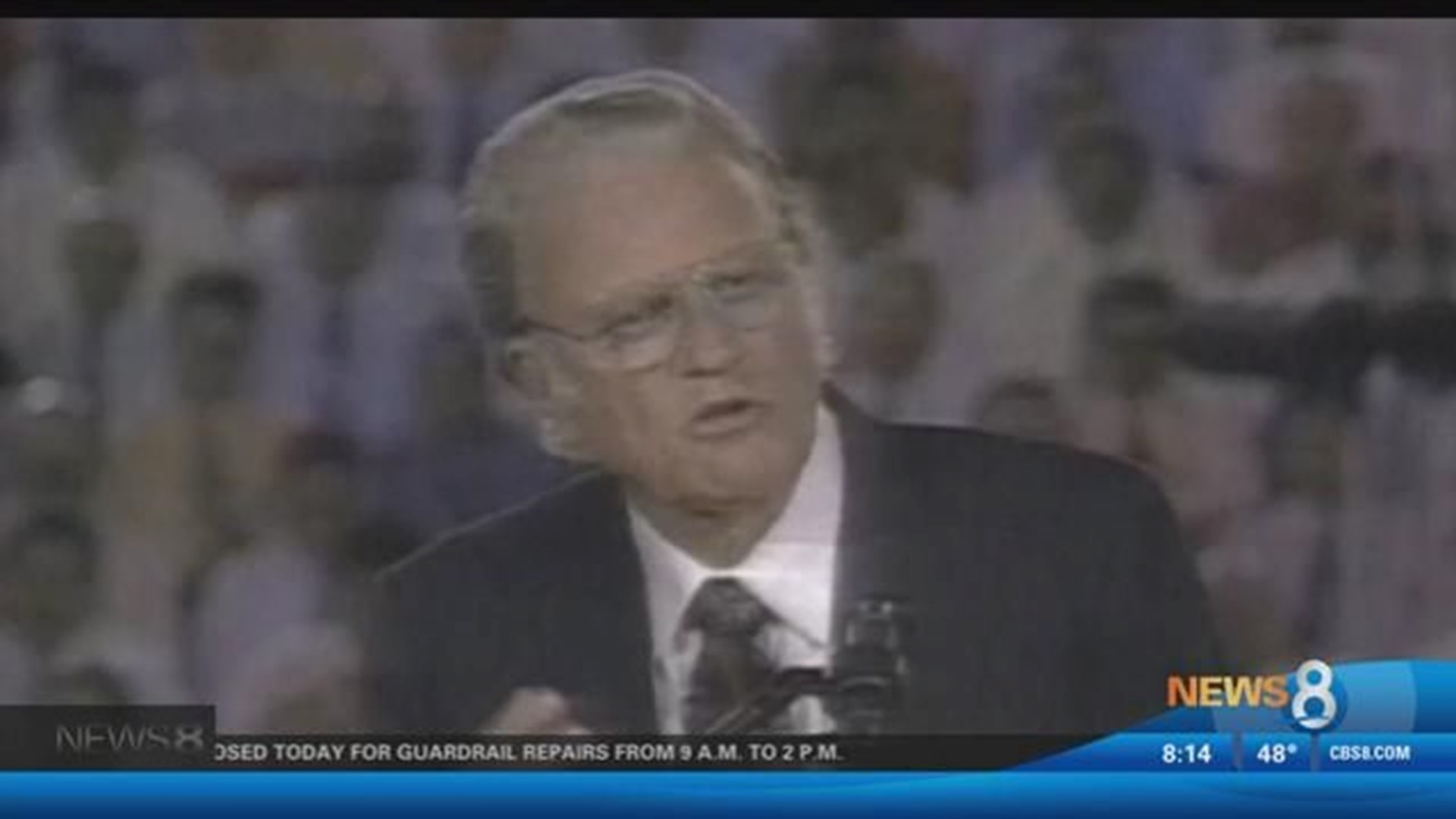 Rev. Billy Graham, Known As 'America's Pastor,' Dies At 99 | Cbs8.com