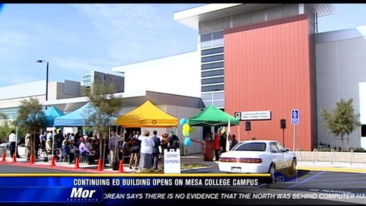 Continuing education building opens on Mesa College campus | cbs8.com