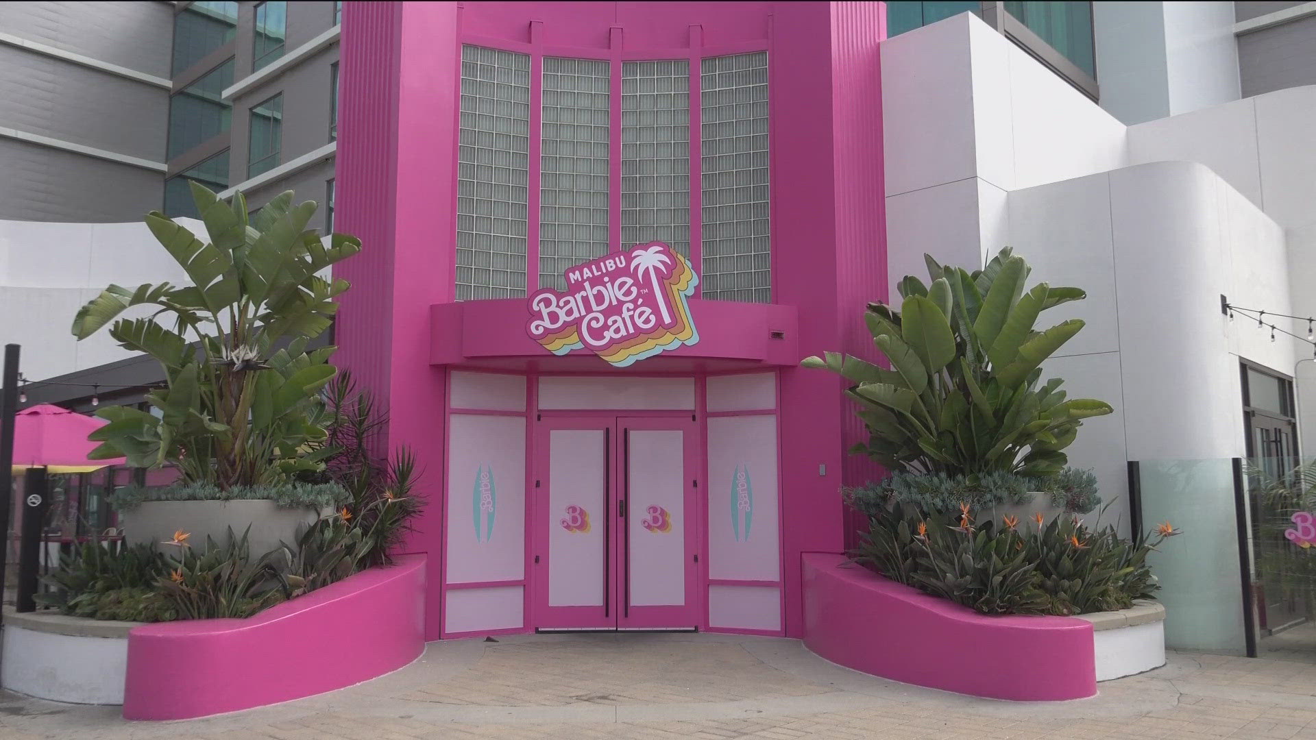 The Malibu Barbie Café, a pop-up, is making waves and painting San Diego pink.
