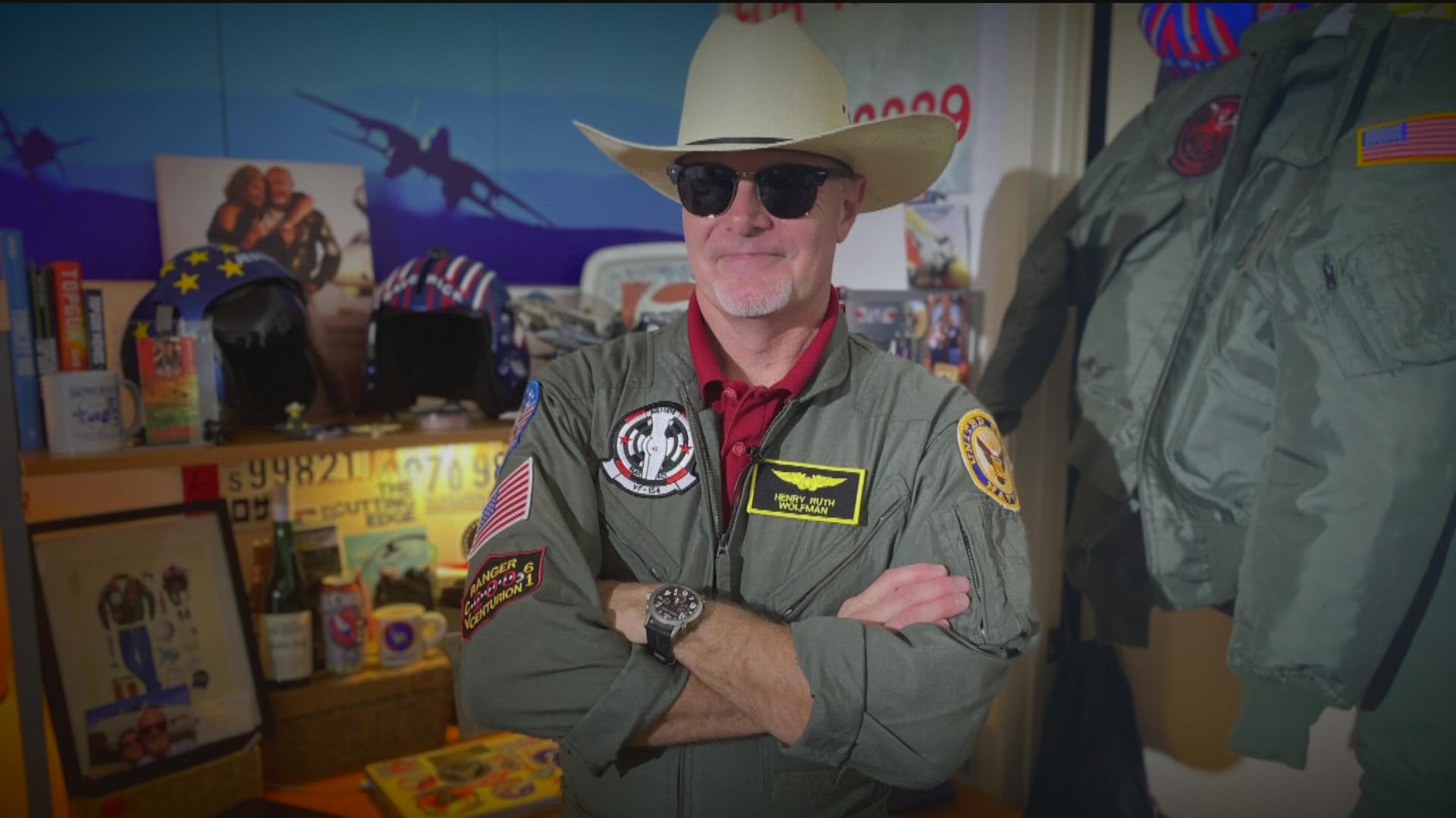 John Merritt is a retail manager by day but Top Gun fanatic by night, every night.