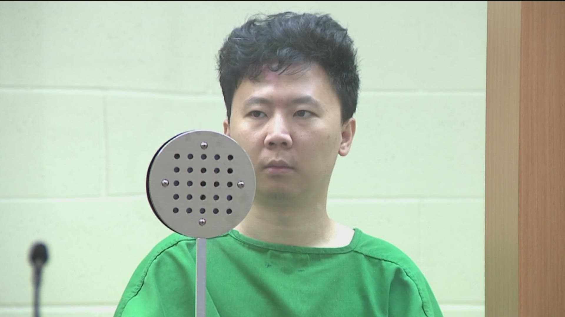 Yuhao Du, who is accused of shooting the CHP officer in the leg on the I-8 freeway, faces several charges including attempted murder.
