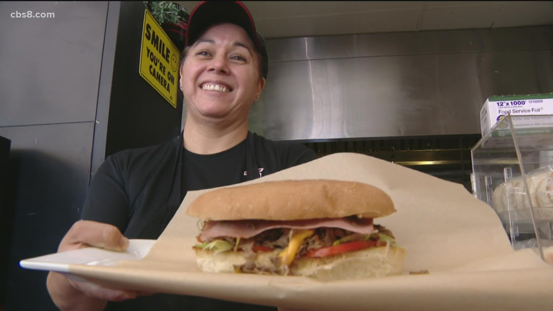 Tj Tortas & Tacos in Imperial Beach is known for their Tortas, but they also sell burritos and other Mexican food!