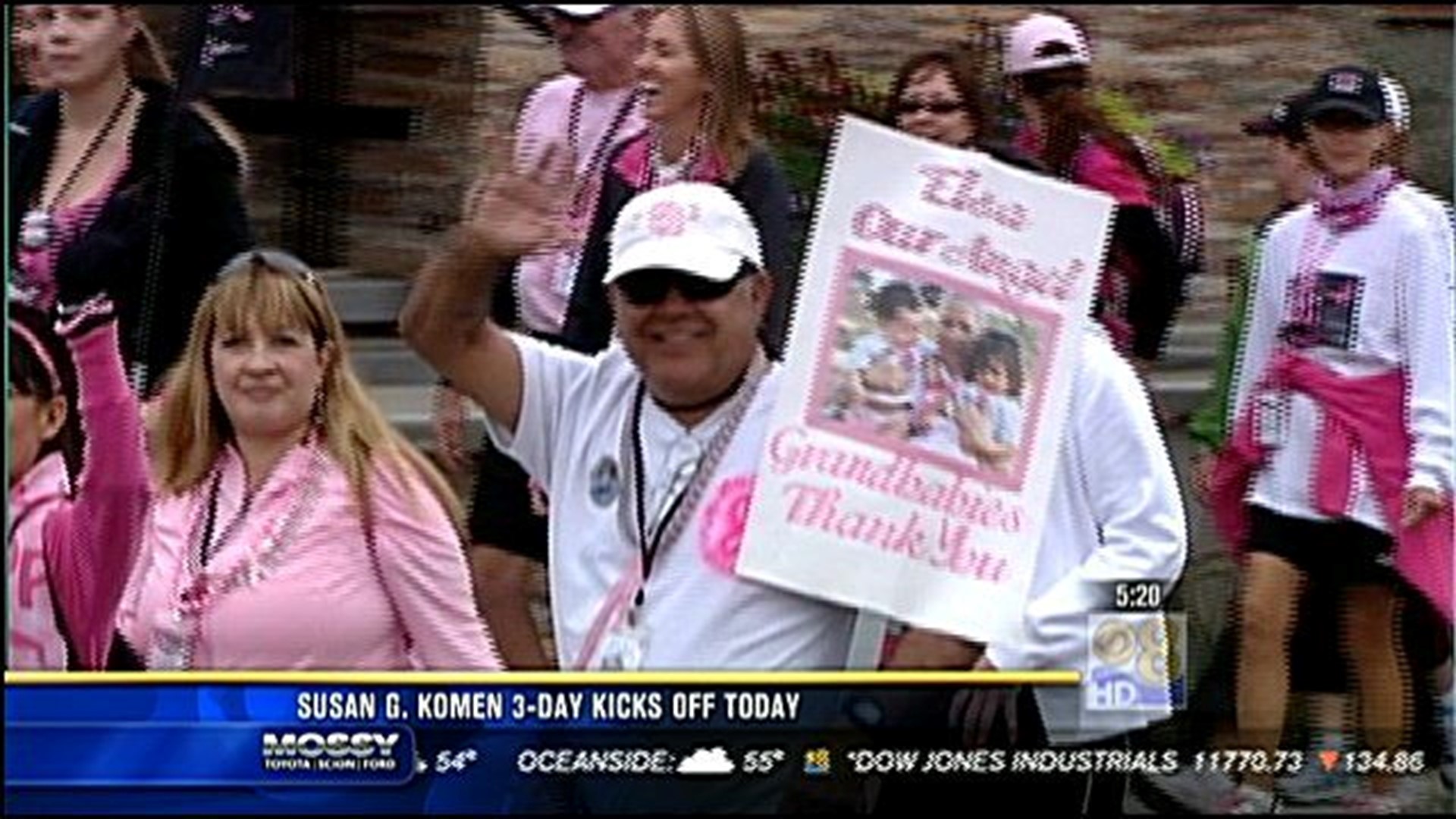 Thousands begin Susan G. Komen 3-day walk against breast cancer | cbs8.com