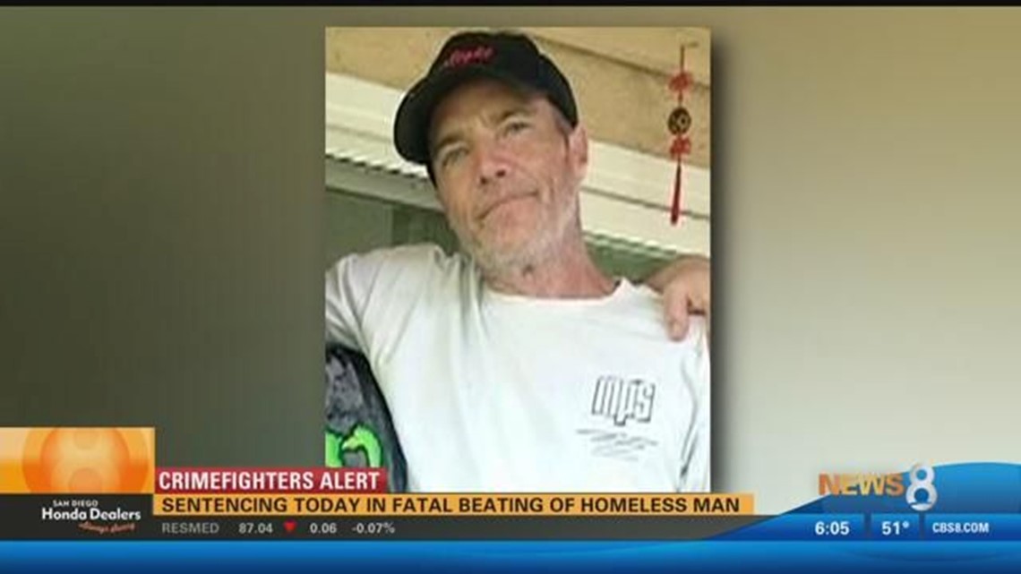 Sentencing in fatal beating of homeless man | cbs8.com