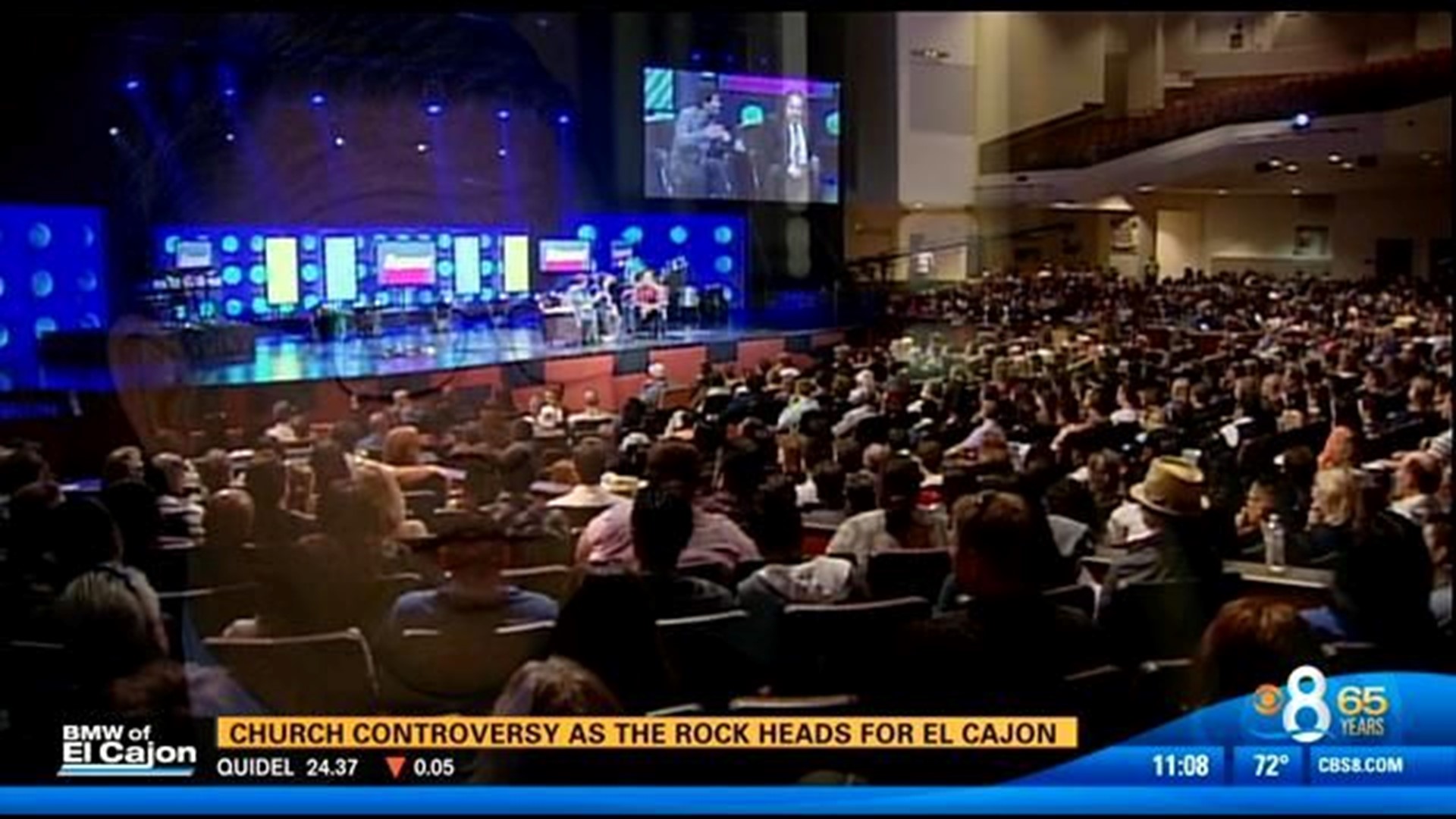 August 26, 2007, San Diego, California, USA The Rock Church finally had its  first service in its grandiose new building Sunday in Point Loma. Parking  was expected to be a problem, but